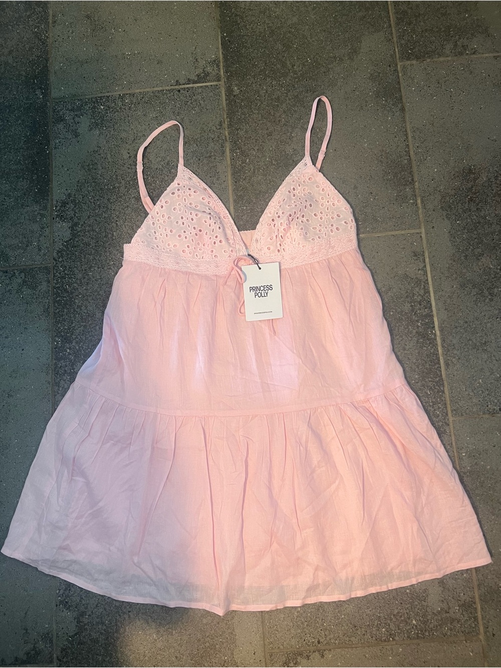 Princess Polly Nicoletta Mini Dress in Light Pink, size 6. NWT - Picture 8 of 16